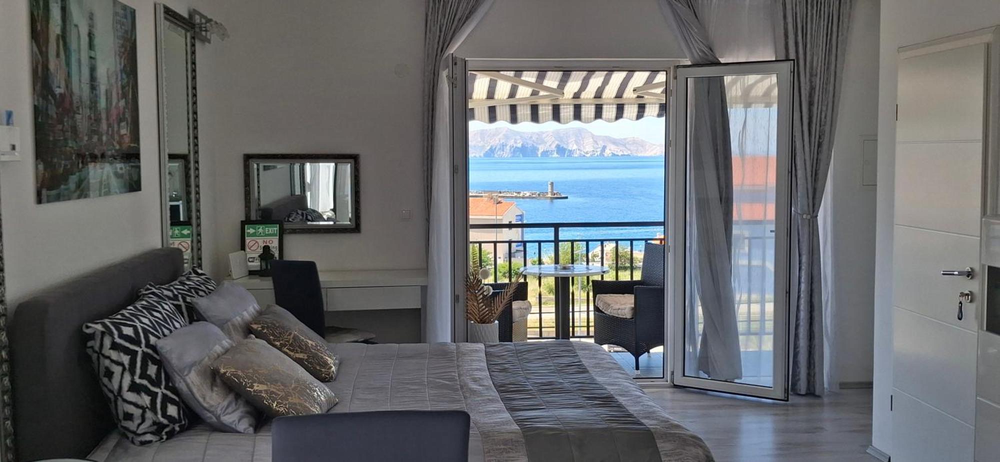 Beautyful Sea View 6 Luxury Studio Danijela 1 Senj  Eksteriør billede